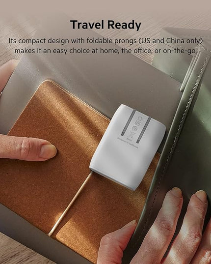 Belkin 20W USB C Charger Block, USB-C PD, PPS Super Fast Charging - Samsung Galaxy S25, Apple iPhone 17, Air, Pro, Pro Max, iPad, AirPods, Apple Watch, Nintendo Switch 2, Google Pixel 10, etc. - White