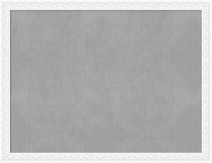 Amanti Art White Framed Magnetic Board 20x26 Medium Vision Board for use with Magnets, 100% Metal Sheet to Display Items as Office Decor or for Home Organization in mudroom, Kitchen or Kids Room