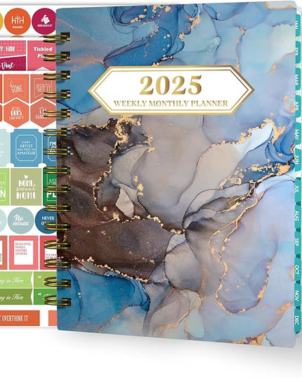 Ymumuda 2026 Planner, Daily Weekly Monthly Planner, 2026 Calendar Planner (Jan 2026 - Dec 2026), 8.4" x 6.3", Teacher School Student Work Agenda with Tabs, Ideal for School Office Supplies