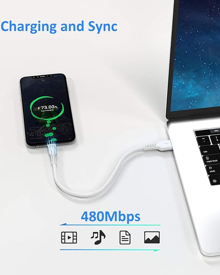 6 inch Short USB C Cord Fast Charge 5 Pack Durable USB A to USB Type C 3A Fast Charging Cable for Charging Station Compatible with Samsung Galaxy Note 20 A20 A51 S10 S20 Plus Ultra LG Stylo K51