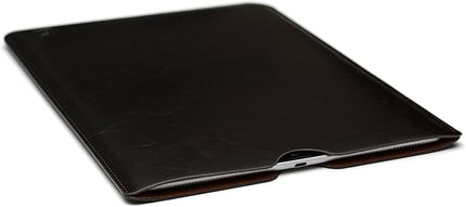 Dockem Executive Sleeve for iPad 9, 8, 7 (2021, 2020 & 2019), Air 3 (2019), Pro 10.5 (2017): Premium Synthetic/Vegan Leather w/Soft Microfiber Liner: Slim, Simple, Slip-on Tablet Case [Dark Brown]