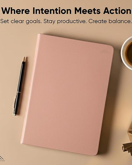 Hourly Planner & Appointment Book (8.5” x 11”) - Premium Hourly Planner with Daily Schedule & 30-Minute Time Slots for Better Time Management by PRODUCTIVITY STORE (A4, Pink)
