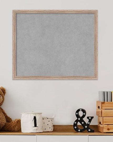 Amanti Art White Framed Magnetic Board 17x21 Small Vision Board for use with Magnets, 100% Metal Sheet to Display Items as Office Decor or for Home Organization in mudroom, Kitchen or Kids Room
