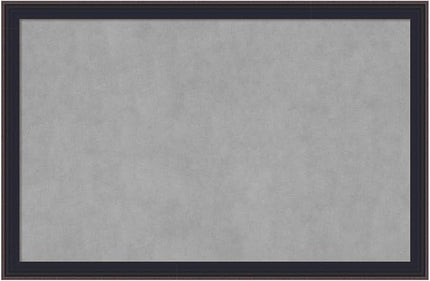 Amanti Art Black Framed Magnetic Board 23x35 Large Vision Board for use with Magnets, 100% Metal Sheet to Display Items as Office Decor or for Home Organization in mudroom, Kitchen or Kids Room