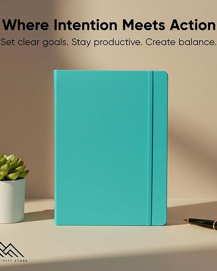 Dated, 2026 Planner, 8.5" x 11" - The #1 Productivity Planner to Achieve Your 2026 Goals - Planner 2026-2027 by PRODUCTIVITY STORE (A4, TEAL)