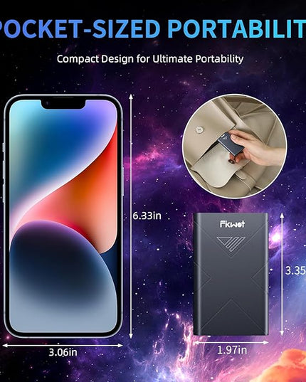 1TB External SSD, Portable SSD, Up to 2000MB/s, USB 3.2 Gen2x2 External Solid State Drives, Compatible with Smart TV, PS5/PS4(Pro), iPhone 15/16, Xbox, Mac & Windows and Other Devices(FP80)
