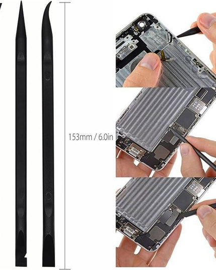 Pry Tool Kit, LIFEGOO Safe Non-Nylon and Ultrathin Steel Screen Opening Spudger Tool Repair Kit for Cell Phone, LCD, MacBook, Ipad, iPod, Tablet and More