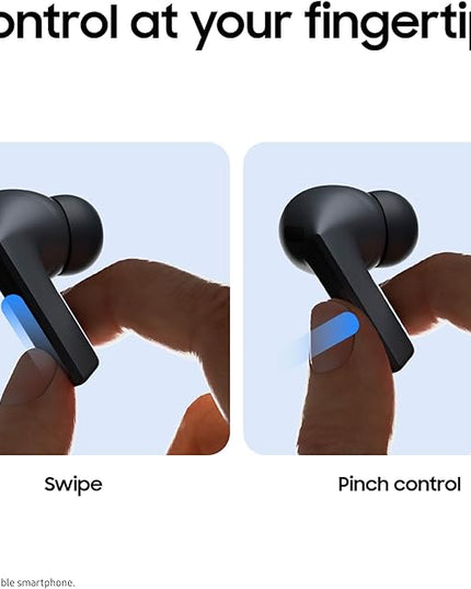 SAMSUNG Galaxy Buds 3 FE (2025) True Wireless Bluetooth Earbuds, Active Noise Cancellation, Powerful Sound, Clear Calls, Long Lasting Battery, Hands Free AI, Gray [US Version, 2 Year Warranty]