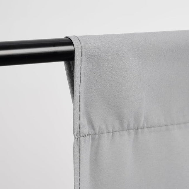 TRLYC Gray Background Backdrop - 7x10 FT Seamless Photo Screen Backdrops Curtain Polyester Fabric for Photo Video Photography Studio Parties Background Decoration