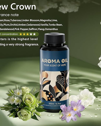 Essential Oils Set,16.9 fl oz (500 ml) New Crown Scent,Hotel Collection Diffuser Oil Suitable for Your own Candles, Soaps, air freshener Spray, and Essential Oils for Commercial Aroma Diffuser