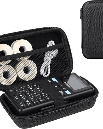 SUPVAN E11 Nylon Hard Protective Travel Case, Waterproof Shockproof Scratch Resistant Carrying Case for E11 Label Maker and Tapes, External Hard Drive, Power Bank, Cell Phone, Cable