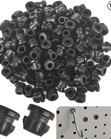 Pegboard Hook Locks 120Pcs Pegboard Locks for Stopping Hooks from Falling Off Pegboard Hooks Accessories Fits for 1/4"-9/32" Hole & 1/8"-5/32" Hook Diameter