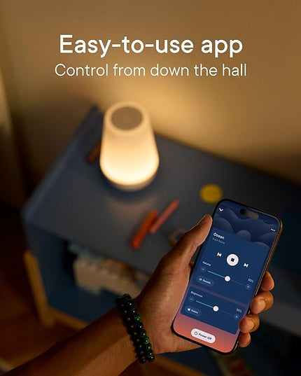 Hatch Rest Baby Sound Machine, Night Light | 2nd Gen | Registry Essential, Sleep Trainer, Routine Builder, Time-to-Rise Alarm Clock, White Noise Soother, Nursery Stories, Toddler Kids Bedroom (Wi-Fi)