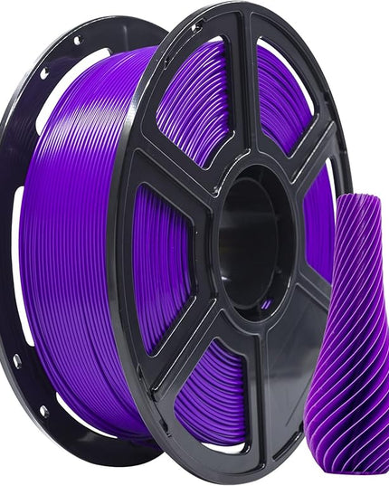 FLASHFORGE PLA Filament 1.75mm, 3D Printer Filament 1kg (2.2lbs) Spool, Dimensional Accuracy +/- 0.02mm, 3D Printing Filament Easy to Use and Fits for Most FDM 3D Printers (Purple)