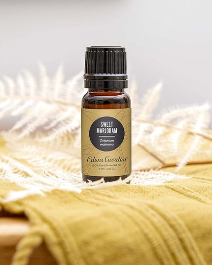 Edens Garden Sweet Marjoram Essential Oil- 100% Pure Premium Grade, Undiluted, Natural, Therapeutic, Aromatherapy, The Best for Diffuser, Candle, Humidifiers, Kid Safe 10 ml (.33 fl oz)