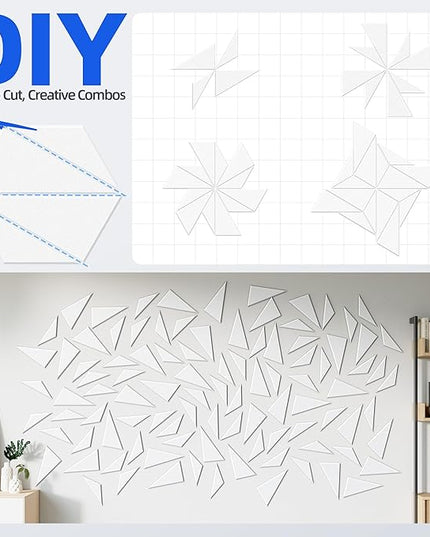 20 Pack Acoustic Panels with Self-Adhesive 12"X10"X0.4" Sound Proof Foam Panels for Walls, High Density Soundproof Wall Panels, Z-Line Hexagon Sound Dampening Panels for Home Studio Decor Office-White