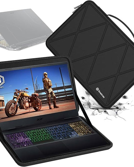 Smatree Hard EVA Protective Sleeve Case Compatible for 15.6 inch Acer Nitro 5 Gaming Laptop Slim and Anti-Shock Case Notebook Bag (X8306)