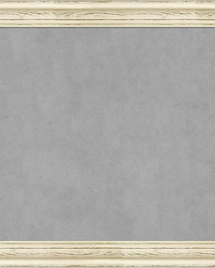 Amanti Art White Framed Magnetic Board 24x28 Medium Vision Board for use with Magnets, 100% Metal Sheet to Display Items as Office Decor or for Home Organization in mudroom, Kitchen or Kids Room