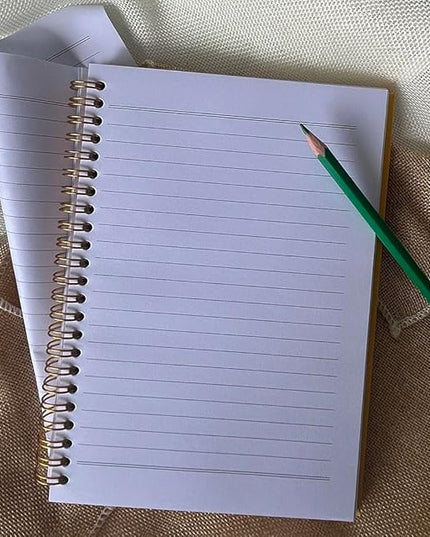 NeatNiche Spiral Notebooks For Work- Hardcover Gold coil-bound Journal Dairy For Women, 5.8"x8.3",Funny Going Away Gifts For Coworkers,Sarcastic Farewell Gifts,Coworker Leaving Gift,New Job Or Birthday Gift (Rose )