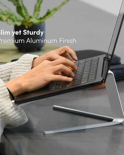 xympo Aluminum Laptop Stand for Desk, fits 13" - 16" Laptops