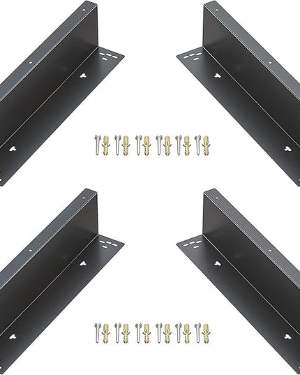 TidyFriend Cash Register Stand Brackets, 16 in Cash Drawer Under Counter Mount Brackets, Heavy Duty Steel Mounting Brackets for Square Cash Drawer, Brackets for Cash Drawer Under Counter (2 Pack)