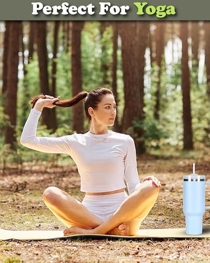 H&F Clicks Insulated Tumbler, Stainless Steel Tumbler with Leakproof Lid for Water, Coffee or Iced Tea. Cup Holder Compatible for Travel, BPA-Free Water Bottle, Vacuum Insulated Tumbler.