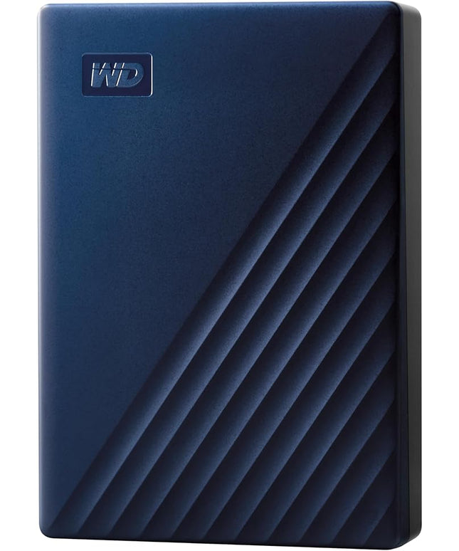 WD 6TB My Passport for Mac, Navy, Portable External Hard Drive with Backup Software and Password Protection, USB 3.1/USB 3.0 Compatible - WDBK6C0060BBL-WESN