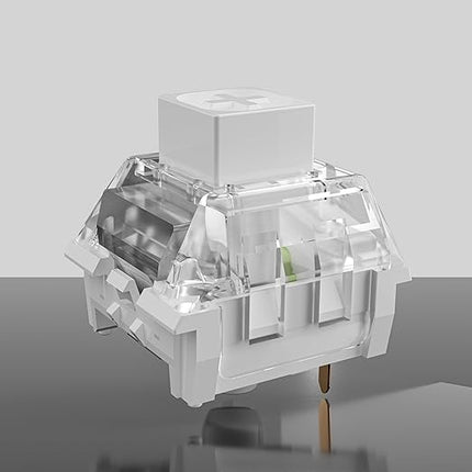 Kailh Box White Pro Switches for mx Mechanical Keyboard,3-Pin Thick Clicky/Firm Response/Gaming/RGB/Crisp Sound Switches(Box White Pro 36pcs)