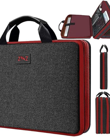 ZINZ Slim Expandable Laptop Case 15.6 Inch Sleeve Upgraded Protective Durable Recycled Carrying Case Compatible with MacBook 15" & 16" and Most 15" 15.6" 16" Notebook,B01K02