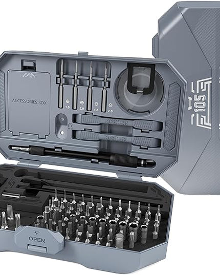 Compact Screwdriver Set, JAKEMY 105 in 1 Precison Mini Screwdriver Kit with Opening Pry Tool for Laptop, Computer, MacBook, Phone, Watch, Eyeglasses, Xbox, Modding, DIY