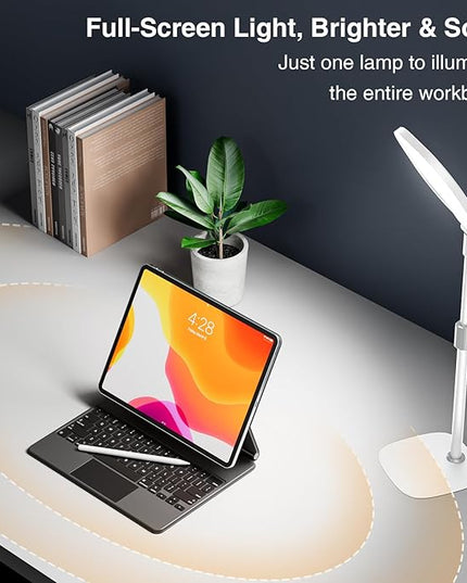 Lighting for Video Calls, 30 Light Modes Video Conference Light, Desk Ring Light with Stand for Webcam, Meetings, Live Stream, Home Office. CRI 97.8