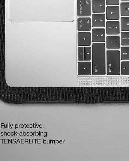 Incase ICON Sleeve with Woolenex - MacBook Air 13 inch Case - 2025, 2024, 2023, 2022, M4, M3, M2 - Fitted MacBook Case, Laptop Sleeve, Hard Cover, Durable, Lightweight - Graphite