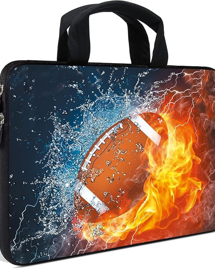AMARY Laptop case11.6 12" inch Laptop Sleeve Neoprene Notebook Carrying Pouch Chromebook Sleeve Ultrabook Case Tablet Cover Fit Apple MacBook Air HP DELL Lenovo Asus Samsung (Football)