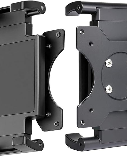 Universal VESA Mount Adapter for Tablets – Spring Clamp Holder for iPad and Portable Monitors up to 15.6″ – Fits VESA 75x75 & 100x100 – Compatible with Surface, Galaxy Tab, and 2-in-1 Laptops