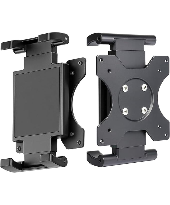 Universal VESA Mount Adapter for Tablets – Spring Clamp Holder for iPad and Portable Monitors up to 15.6″ – Fits VESA 75x75 & 100x100 – Compatible with Surface, Galaxy Tab, and 2-in-1 Laptops