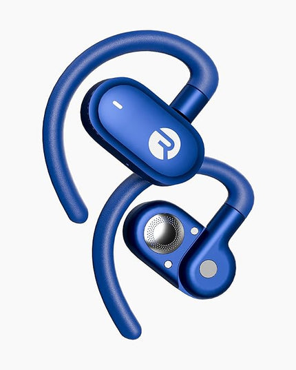 Raycon Fitness Open Earbuds – True Wireless Open Ear Bluetooth Headphones, Hook Design, IPX5 Water Resistant, 40 Hours of Battery Life (Blue)