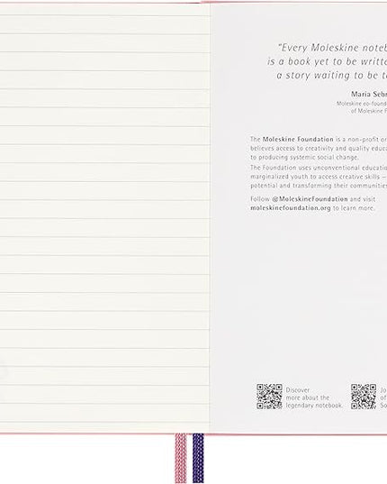 Moleskine Limited Edition Sakura Notebook with lenticular optical-effect cover by Momoko Sakura, Hard Cover, Ruled, Pocket (3.5" x 5.5"), Maruko floral, 160 pages