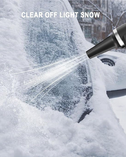 Cordless Electric Air Duster - 180K RPM Brushless Motor, 45W SuperFast Charge, 29.6Wh Rechargeable Battery, 4-Speed Adjustable Dust Blower for PC Cleaning, Electronics, Car & Woodworking, Black