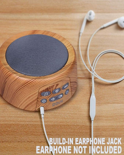 Douni Sleep Sound Machine - White Noise Machine with 27 Soothing Sounds for Sleeping & Relaxation, Timer Settings,Sleep Therapy for Families, Home,Office,Travel.Wood Grain
