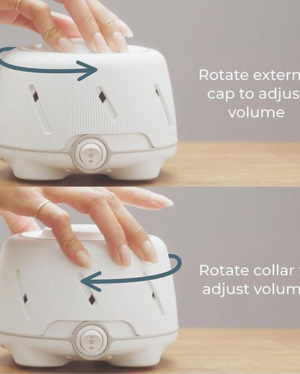 Yogasleep Dohm (Charcoal) The Original White Noise Machine, Relaxing Natural Sound from a Real Fan, Noise Cancelling for Office Privacy, Sleep Aid for Adults & Baby, Travel Size Pink Noise Machine