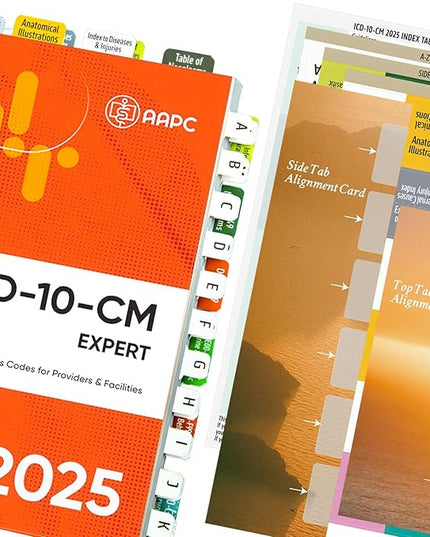 Index Tabs for ICD-10-CM 2025 Expert (AAPC Version) - Navigate with Precision in Your Code Book