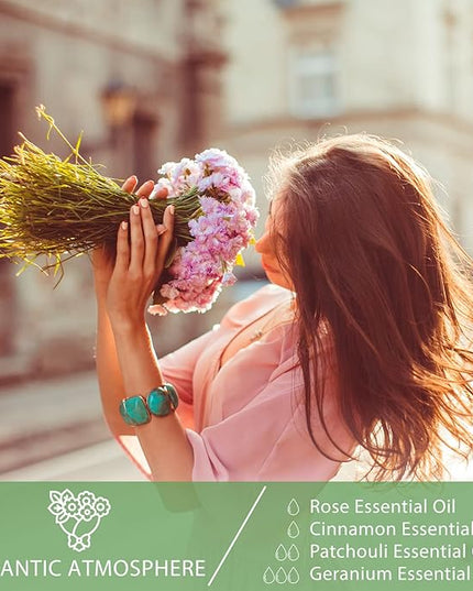 Geranium 3.38fl.oz Essential Oil, PHATOIL Aromatherapy Essential Oils for Diffuser, Humidifier, Perfect for DIY Soap, Candle, Bath Bombs Making(100ml)