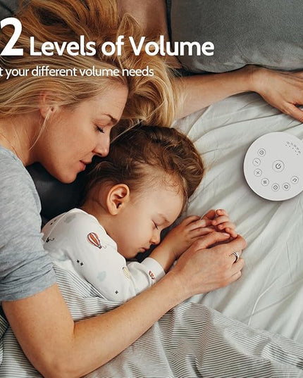 Color Noise Sound Machines Sleep White Noise Machine with 25 Soothing Sounds 32 Volume Levels 5 Timers and 4 Sound Categories and Memory Function for Kids Adults and Home