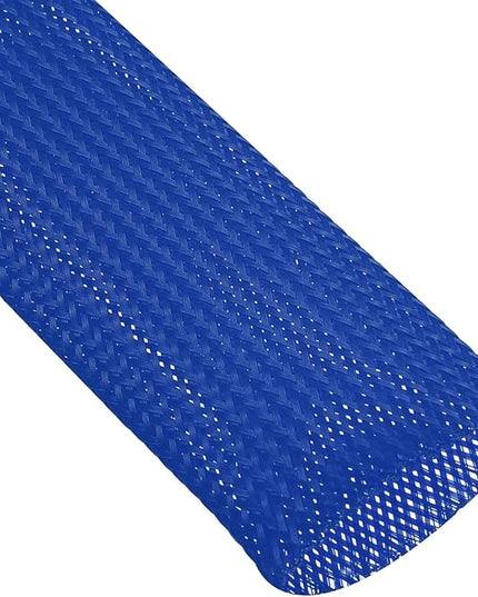 uxcell Expandable Sleeving, 2-inch 25ft Cable Sleeve, Blue