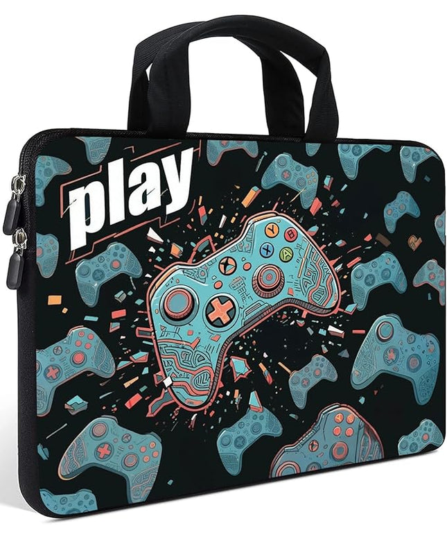 AMARY laptop sleeves 11.6" 12" Laptop Handle Bag Neoprene Notebook Carrying Pouch Chromebook Sleeves case (Games-1)