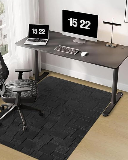 Office Chair Mat for Hard Floor, 48x36 inches Computer Chair Mat, Multi-Purpose Desk Floor Protector for Work, Home, Gaming