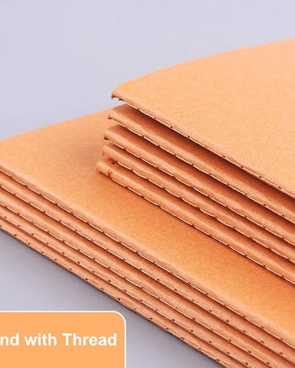 Large Dot Grid Notebook Journals Bulk with Thick Dotted Grid Paper, 60 Pages, 8.5x11 inch, Composition Diary Subject Notebooks Planner for Travelers Students Office, Kraft Journal Set, 12 Pack