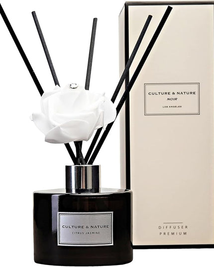 CULTURE & NATURE Reed Diffuser Set (6.7oz, Citrus Jasmine)