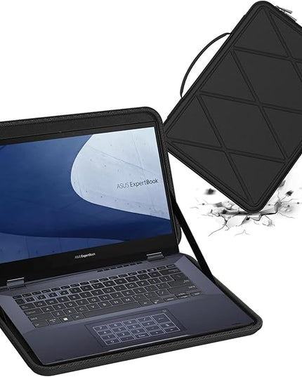Smatree Hard Sleeve Case Compatible for 14 inch ASUS Vivobook 14X/Flip14/S 14Flip, for ExpertBook B5 Flip, for Zenbook Duo 14, for Chromebook Flip CX3, for ASUS L410/ROG Zephyrus G14 Bag (X8252)