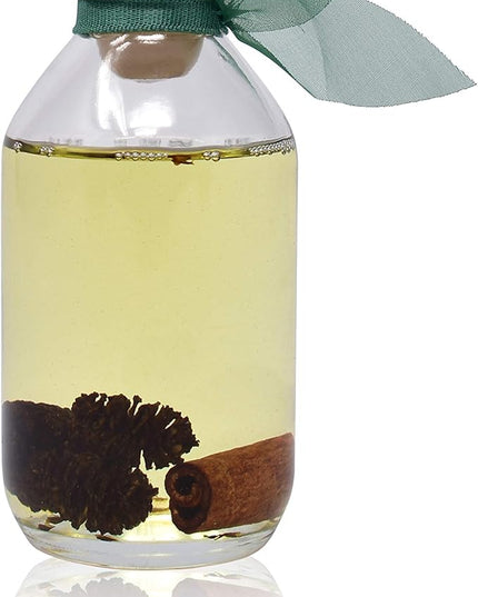 LOVSPA Reed Diffuser Set, Cinnamon Pine Cones Scented Oil Diffuser with Sticks, Home Fragrance Accessories for Bathroom Shelf Decor, Aroma Diffusers for Home or Office Desk, USA Made